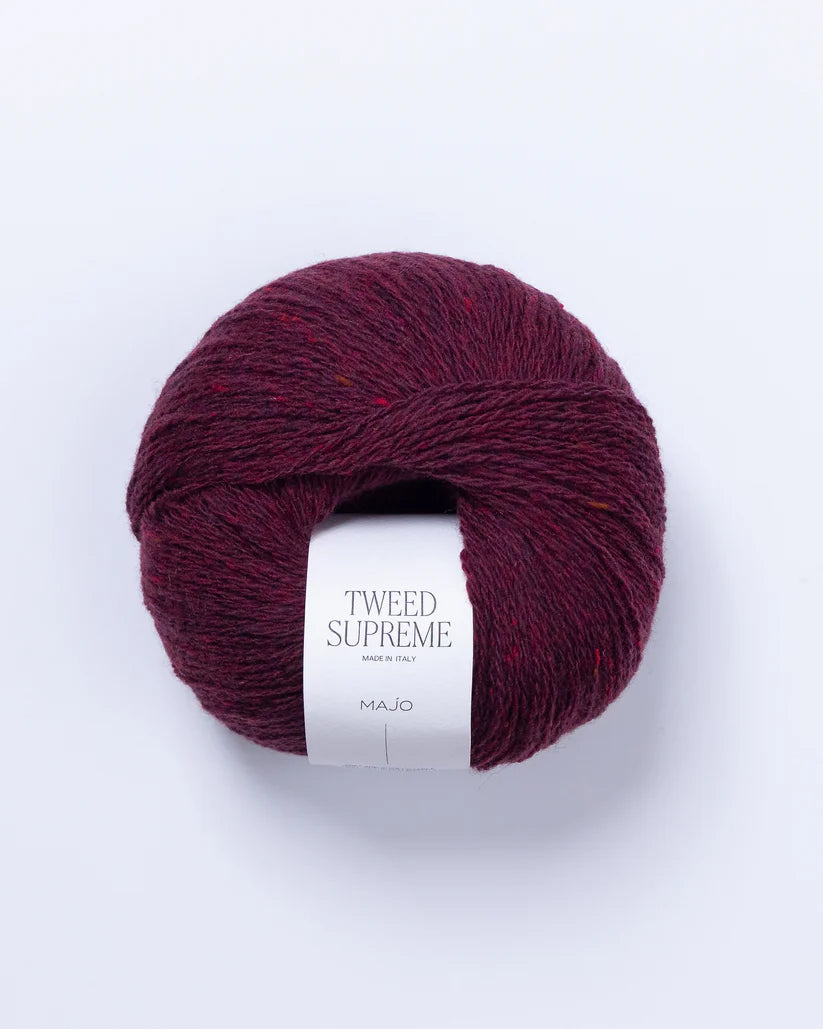 Tweed Supreme 904 Burgunder