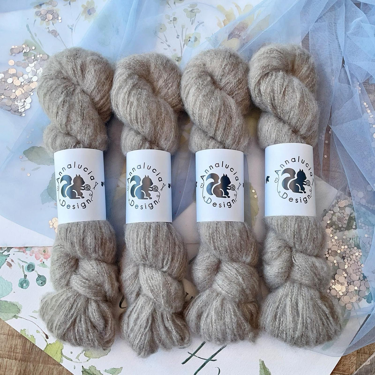 Brushed Cashmere Silk Oatmeal