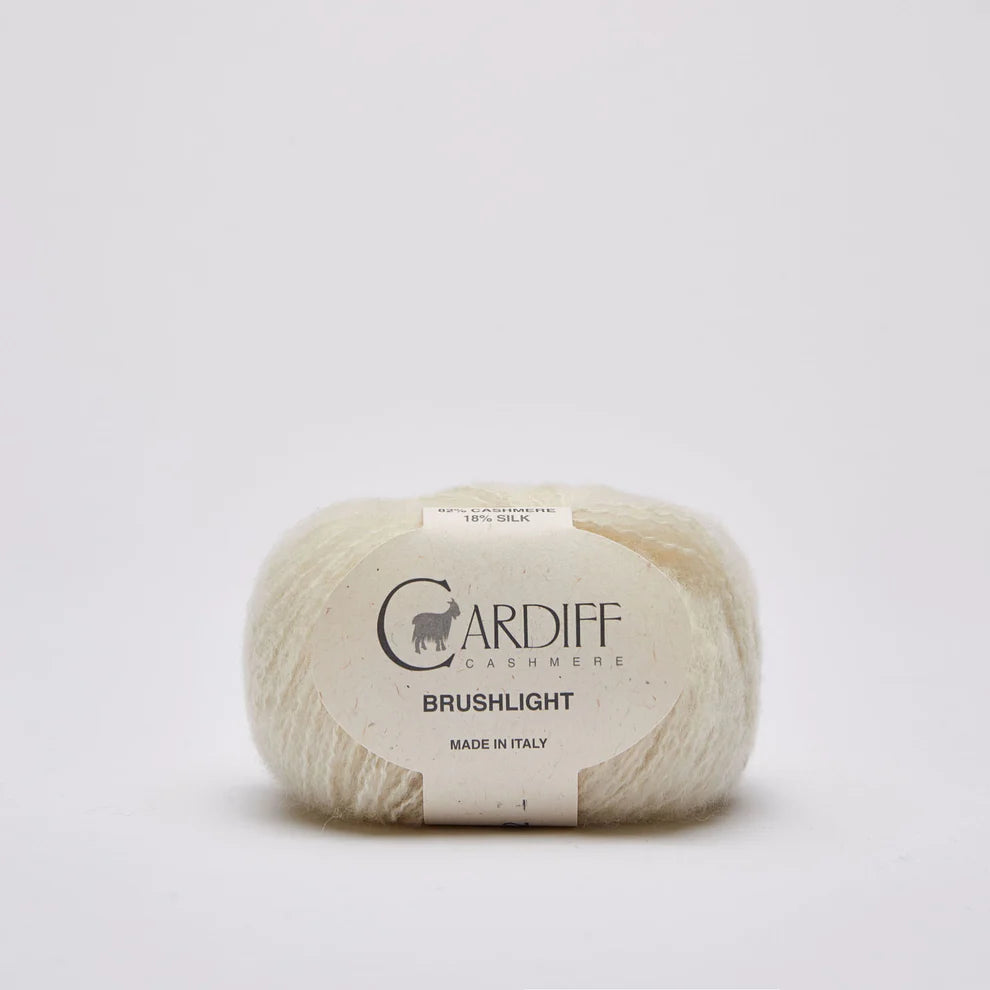 Cardiff Cashmere Brushlight 101 White