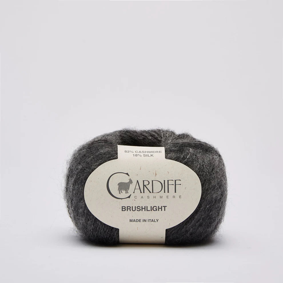 Cardiff Cashmere Brushlight 105 Grey Mel