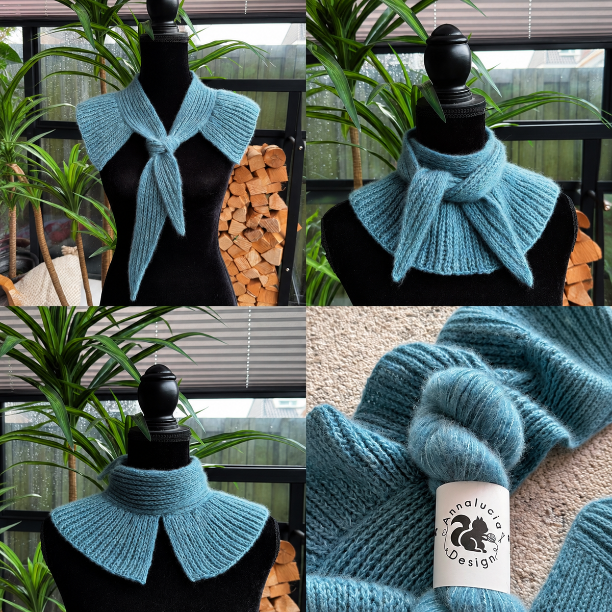 Brushed Cashmere Silk Petrol Blue