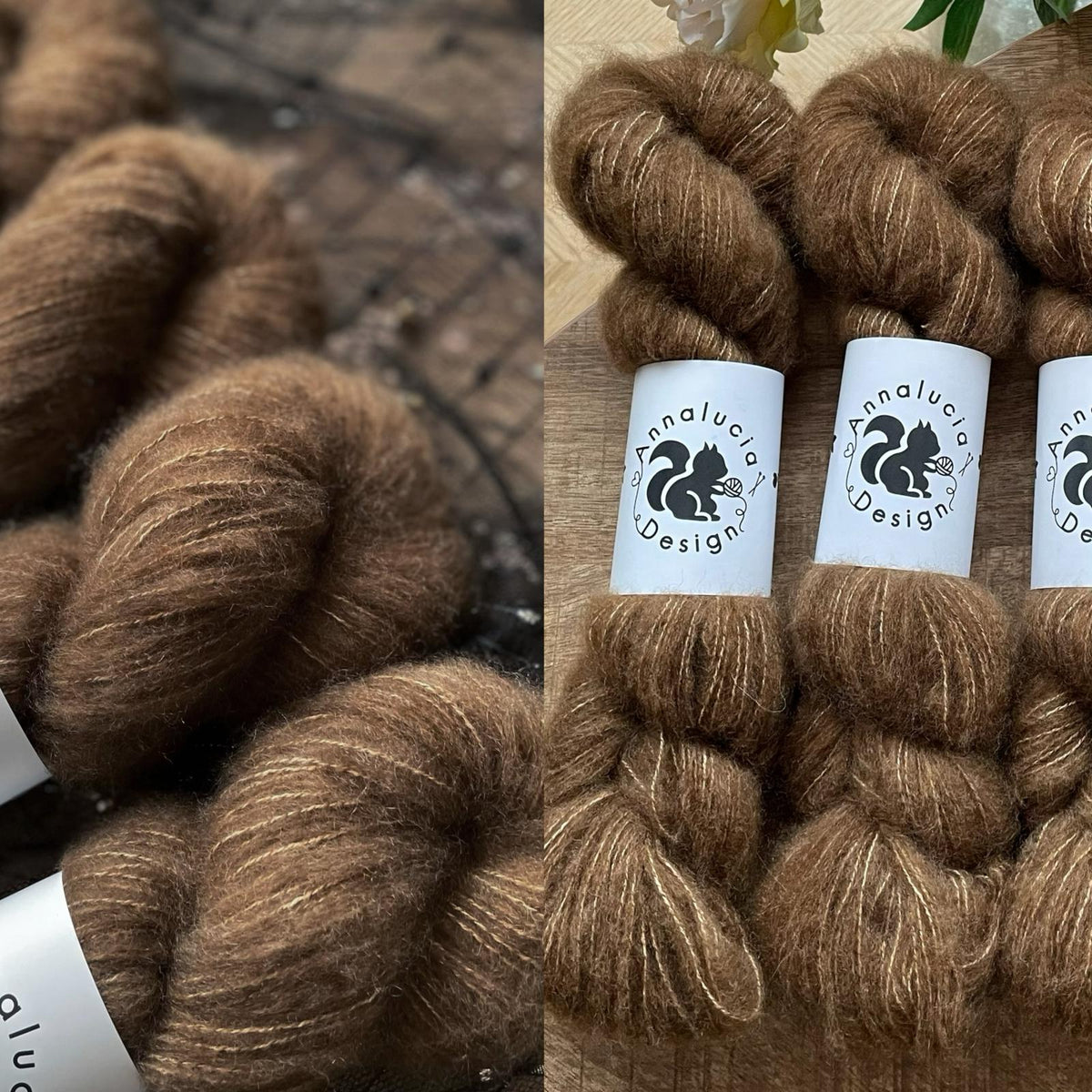 Brushed Cashmere Silk Mocha Taupe
