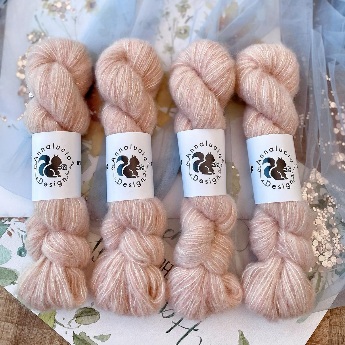 Brushed Cashmere Silk Peach Blossom