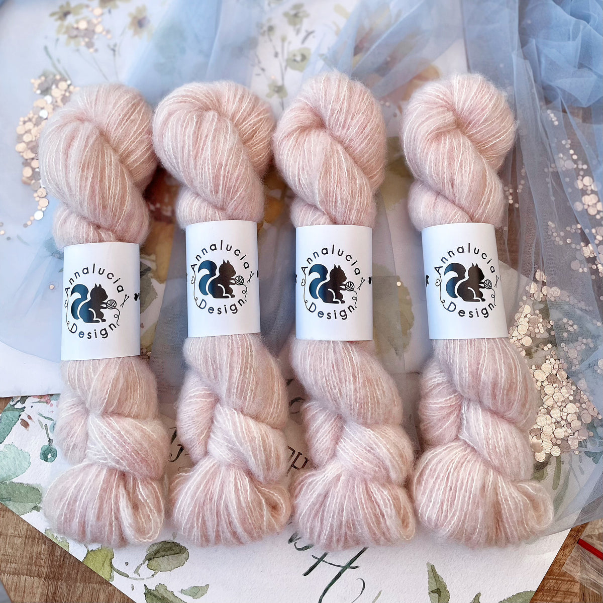 Brushed Cashmere Silk Rose Water